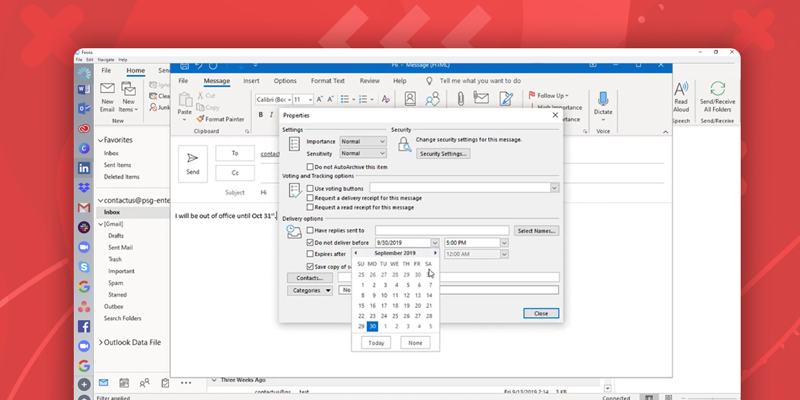 How To Schedule An Email In Outlook